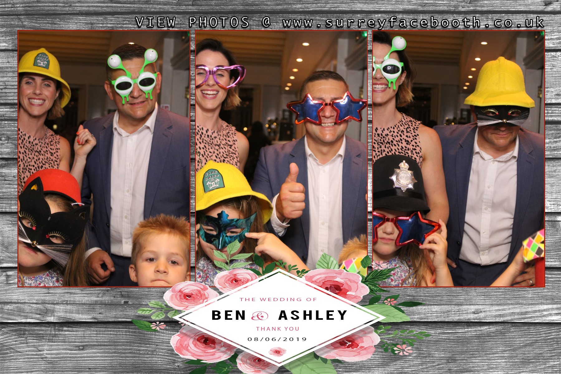 Ashley & Ben's Wedding | View more photos from the event at galleries.surreyfacebooth.co.uk/u/Surrey-FaceBooth/Ashley-Bens-Wedding